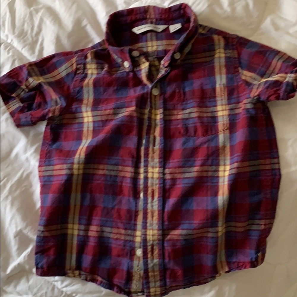 Janie and jack button down shirt size 3